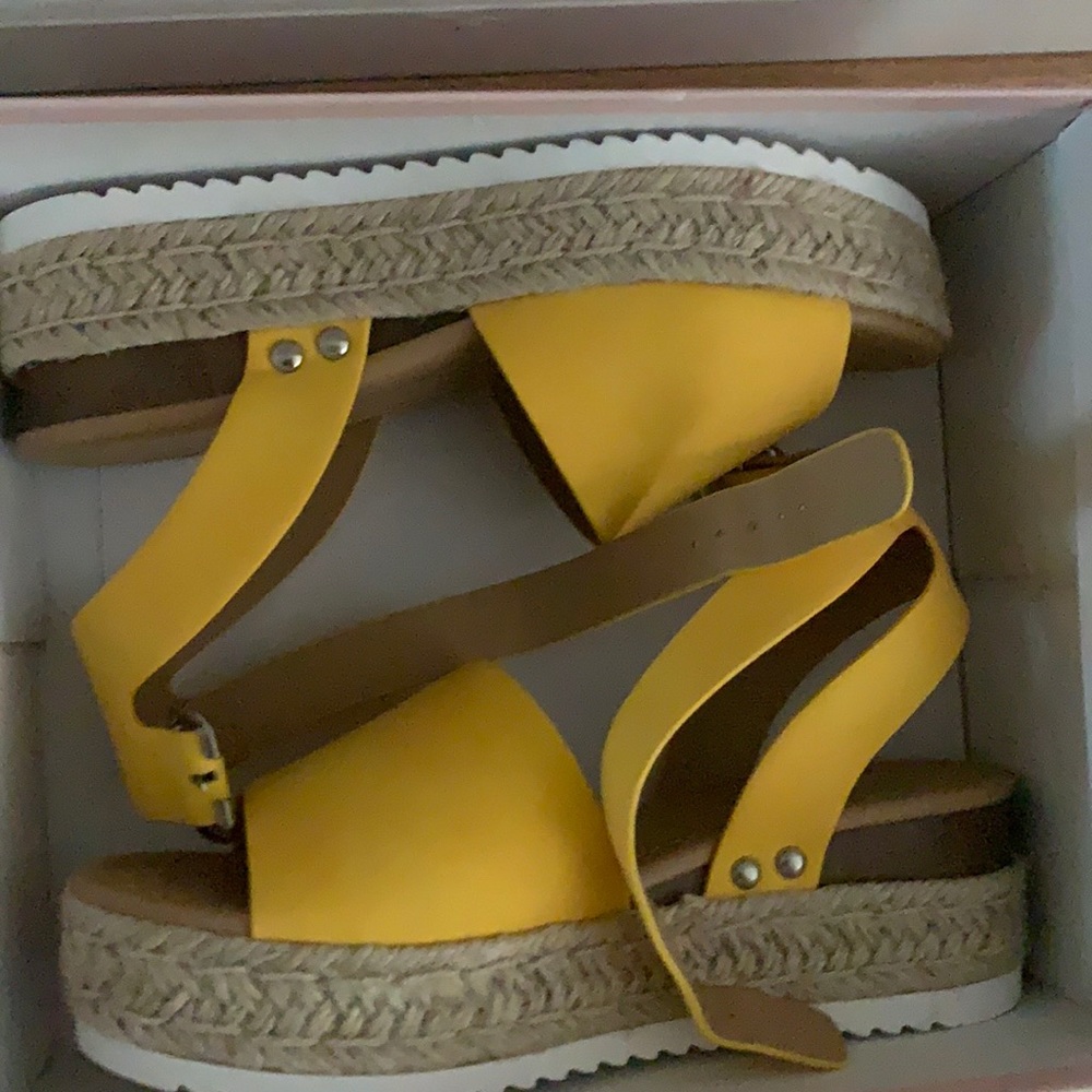 Yellow sandal